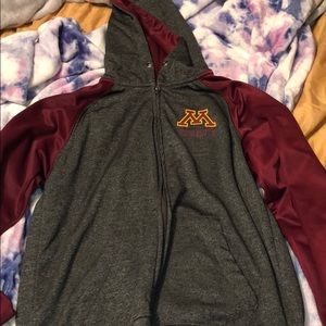MINNESOTA GOPHERS zip up hoodie